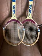 Slazenger Guillermo Vilas Wooden Tennis Racket., Sport en Fitness, Tennis, Overige merken, Ophalen of Verzenden, Zo goed als nieuw