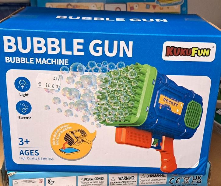 Bellenblaas Pistool Machine - Kinder Speelgoed, Kinderen en Baby's, Speelgoed | Buiten | Los speelgoed, Nieuw, Ophalen of Verzenden