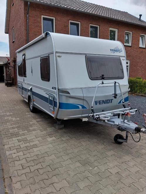 FENDT TFB 470 PLATIN, Caravans en Kamperen, Caravans, Particulier, tot en met 4, 1000 - 1250 kg, Rondzit, Fendt, Lengtebed, 4 tot 5 meter