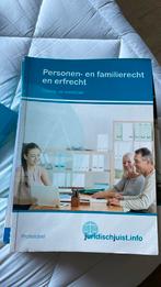 Theorie- en werkboek personen- en familierecht en erfrecht, Boeken, Ophalen of Verzenden, Zo goed als nieuw, Overige niveaus, Nederlands