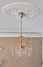 Teardrop Murano kroonluchter hanglamp, Huis en Inrichting, Lampen | Kroonluchters, Ophalen of Verzenden, Zo goed als nieuw, Glas