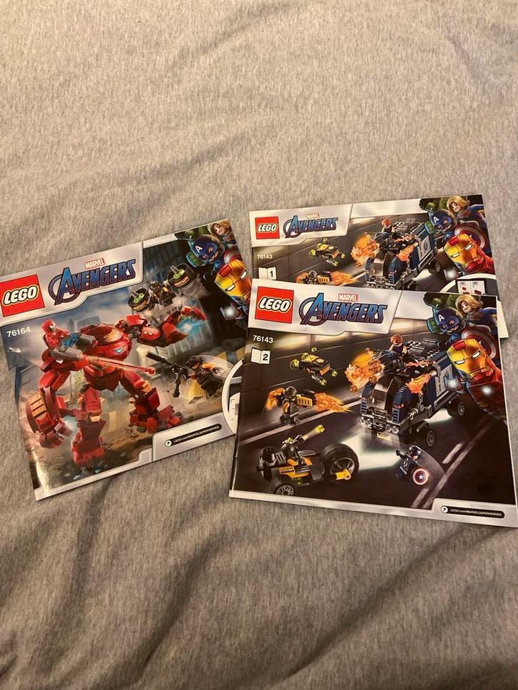 Lego Avengers Sets 76164 & 76143 - Duo!, Kinderen en Baby's, Speelgoed | Duplo en Lego, Zo goed als nieuw, Lego, Complete set
