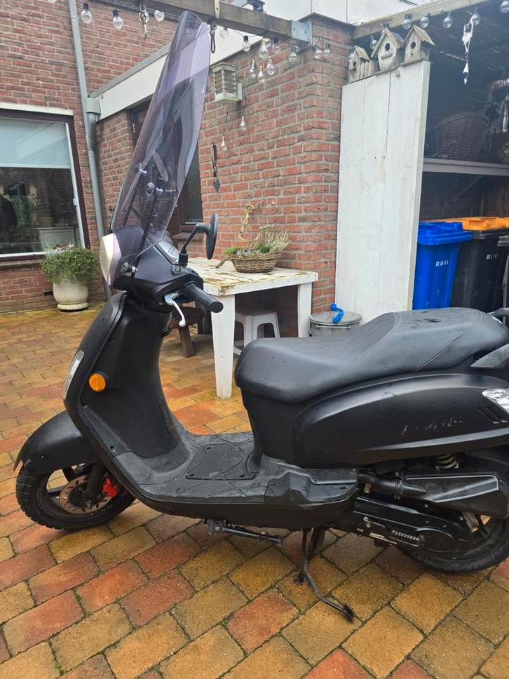 Te koop bromfiets Sym Fiddle 2, Fietsen en Brommers, Scooters | SYM, Gebruikt, Fiddle, Benzine, Ophalen