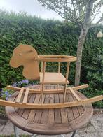Houten hobbelpaard, Ophalen, Gebruikt