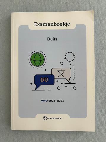 Examenboekje Duits VWO 2023 - 2024 beschikbaar voor biedingen