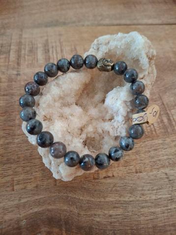 Natuurkralen armband met Yooperliet  beschikbaar voor biedingen
