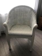 Gratis witte rieten stoel, Huis en Inrichting, Stoelen, Ophalen, Zo goed als nieuw, Wit, Eén