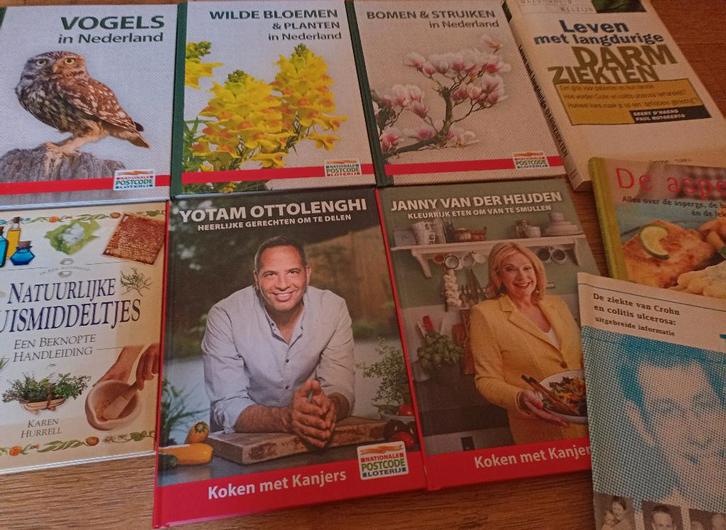 17 boeken! Natuur,Koken,Romans,taalgids en meer!!Deels NIEUW, Boeken, Partijen en Verzamelingen, Nieuw, Verschillende onderwerpen
