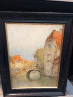 Aris Knikker schilderij ‘Stadsgezicht Brugge’, Antiek en Kunst, Kunst | Schilderijen | Klassiek, Ophalen of Verzenden