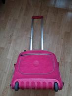 Kipling trolley rugtas schooltas documententas roze, Ophalen of Verzenden, Hard kunststof