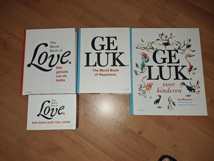 Leo Bormans Geluk & kaarten & Geluk kinderen & love, Boeken, Esoterie en Spiritualiteit, Zo goed als nieuw, Overige typen, Spiritualiteit algemeen