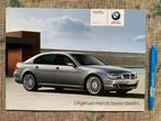 Nederlandse brochure BMW 7-serie E65 E66 accessoires 2008, Nieuw, Ophalen of Verzenden, BMW, BMW