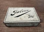 Vintage Tabina sigaretten blikje, Verzamelen, Rookartikelen, Aanstekers en Luciferdoosjes, Ophalen, Gebruikt, Tabaksdoos of Verpakking
