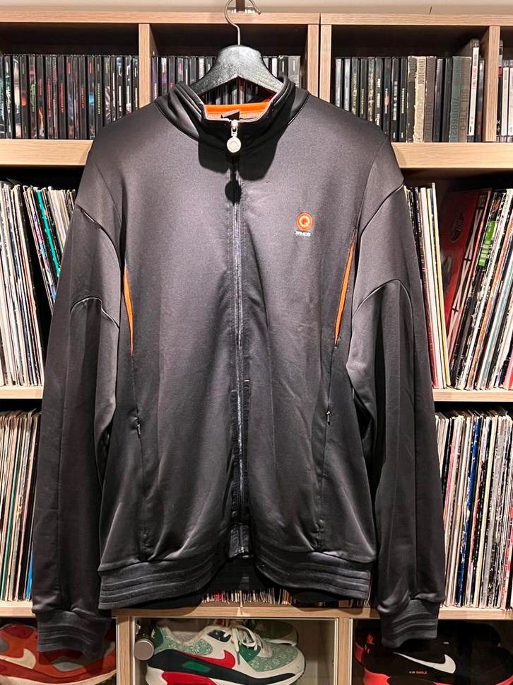 Q-dance trainingsjack / vest XXL, Kleding | Heren, Truien en Vesten, Gedragen, Overige maten, Grijs, Ophalen of Verzenden