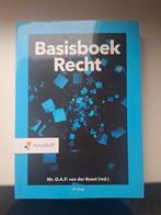 Basisboek Recht - 17e druk, Mr. O.A.P. van der Roest (red.), Zo goed als nieuw, Alpha, HBO