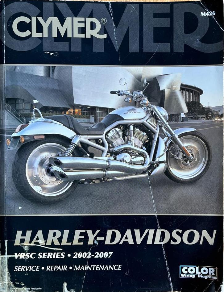 Clymer Werkplaatshandboek Harley Davidson VRSC 2002-2007, Boeken, Motoren, Gelezen, Merk of Model, Ophalen of Verzenden