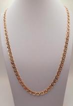 gouden platte ketting 14kt, Www.bredajuwelier.nl, Nieuw, Ophalen of Verzenden, Www.bredajuwelier.nl