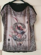 Expresso Top Maat S - Roze Aas Print, Kleding | Dames, Overige kleuren, Expresso, Ophalen of Verzenden, Zo goed als nieuw