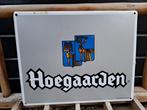 Emaille reclame emaille reclamebord Hoegaarden mencave, Verzamelen, Merken en Reclamevoorwerpen, Verzenden, Gebruikt, Reclamebord