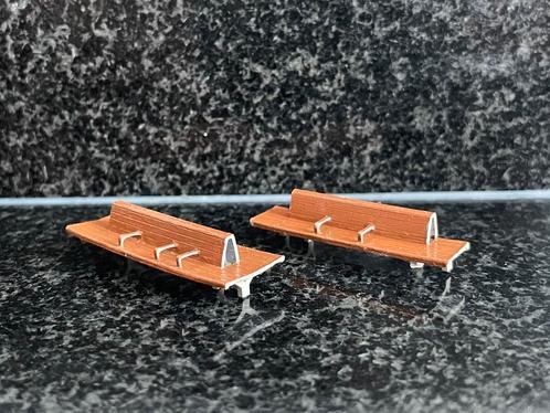 Resin bouwpakket ns station banken perron set 1:87 H0, Hobby en Vrije tijd, Modeltreinen | H0, Nieuw, Overige merken, NS, Verzenden