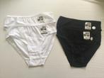 NIEUW Dames slips/onderbroeken 2x zwart, 2x wit, maat S, Kleding | Dames, Ondergoed en Lingerie, Slip, Ophalen of Verzenden, Wit