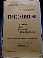 Nederlands spoorweg museum. Tentoonstelling modelbouw 1957, Ophalen of Verzenden, Rechthoekig Staand, Film en Tv