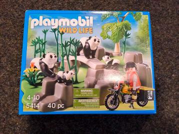 Playmobil 5414 Pandafamilie In Bamboebos   beschikbaar voor biedingen