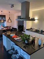 STIJLVOLLE KEUKEN HOOGGLANS MET EILAND, Ophalen, Wit, Graniet of Steen, Dubbelwandige keuken
