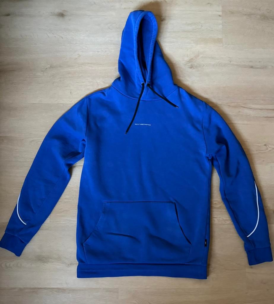 Blauwe Hoody Daily Aesthetikz, Kleding | Heren, Truien en Vesten, Ophalen of Verzenden, Zo goed als nieuw, Maat 48/50 (M), Blauw