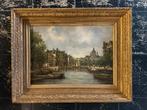 Stadsgezicht Amsterdam – Jan Gerard Smits (1823–1910), Antiek en Kunst, Kunst | Schilderijen | Klassiek, Ophalen