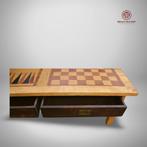 Vintage Salontafel schaak/backgammon, Minder dan 50 cm, 100 tot 150 cm, Gebruikt, Rechthoekig