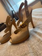 Originele gucci sandaal hak 37, Kleding | Dames, Ophalen of Verzenden, Zo goed als nieuw, Zwart, Sandalen of Muiltjes
