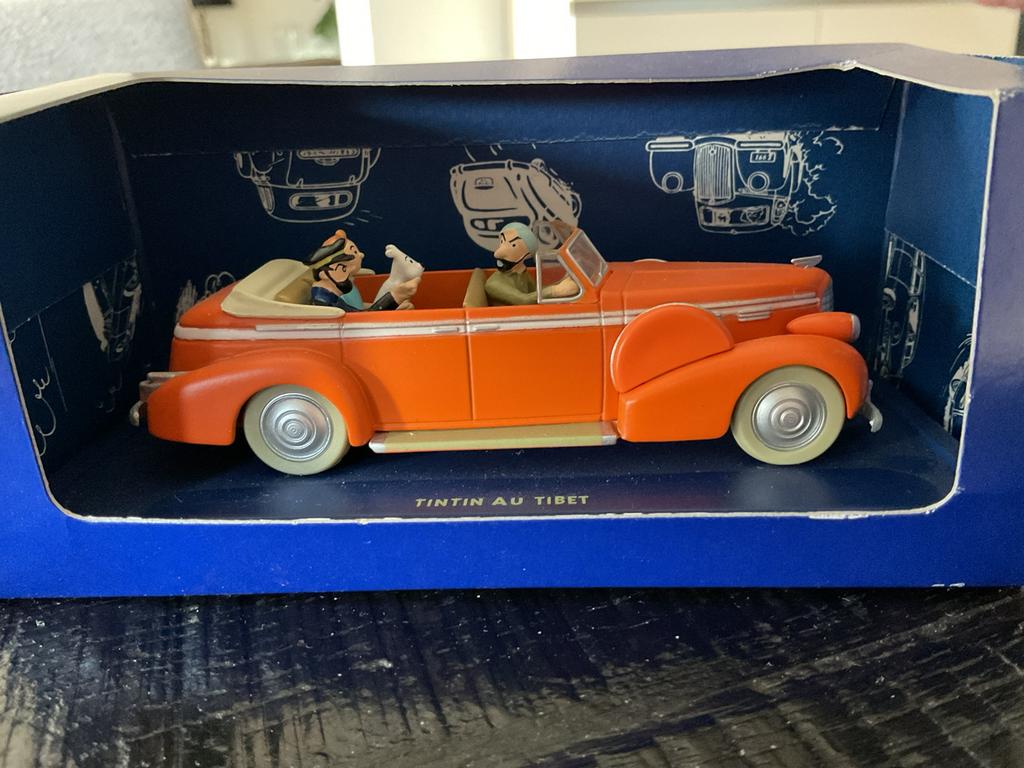 Kuifje auto in Tibet, Ophalen of Verzenden, Kuifje, Zo goed als nieuw, Beeldje of Figuurtje