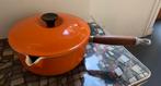 Le Creuset steelpan, Huis en Inrichting, Ophalen of Verzenden, Zo goed als nieuw, Gietijzer, Koekenpan of Braadpan