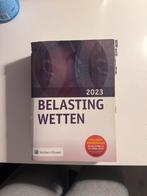 Belasting Wetten 2023, Boeken, Gelezen, Overige vakken, Ophalen of Verzenden, Wolters Kluwer