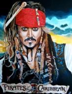 Painting For Sale: Pirates Of the Caribbean, Verzenden