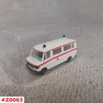 Mercedes-Benz 207 D Ambulance - Herpa 1:87 H0 in box zgan, Ophalen of Verzenden, Zo goed als nieuw, Auto, Herpa
