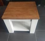 NIEUWSTAAT, Mooie robuuste houten tafel 60 x 60 cm, h= 45 cm, Ophalen, 50 tot 100 cm, Vierkant, 50 tot 100 cm
