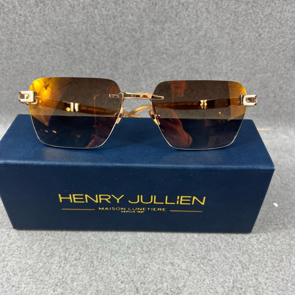 Zonnebril Henry Jullien 808 | 55-17 | XGT 05 | 402925, Overige merken, Zonnebril, Bruin, Ophalen of Verzenden