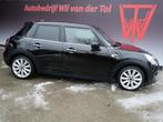 MINI Cooper 1.5 CHILI | 5-DRS | AUTOMAAT | NAVIGATIE | LED |, Auto's, 136 pk, Gebruikt, Leder en Stof, Zwart