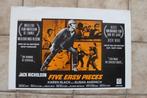 filmaffiche Jack Nicholson Five Easy Pieces filmposter, Rechthoekig Liggend, Ophalen of Verzenden, Zo goed als nieuw, A1 t/m A3