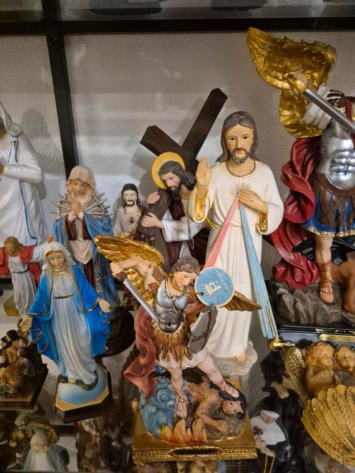 Religieuze Beelden Collectie, Antiek en Kunst, Antiek | Religie, Ophalen of Verzenden