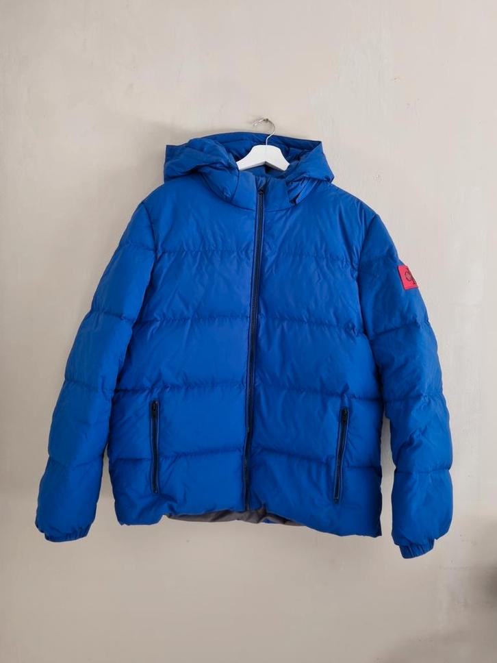 Calvin Klein Jeans donsjas puffer – maat XXL – blauw, Kleding | Heren, Jassen | Winter, Zo goed als nieuw, Overige maten, Blauw