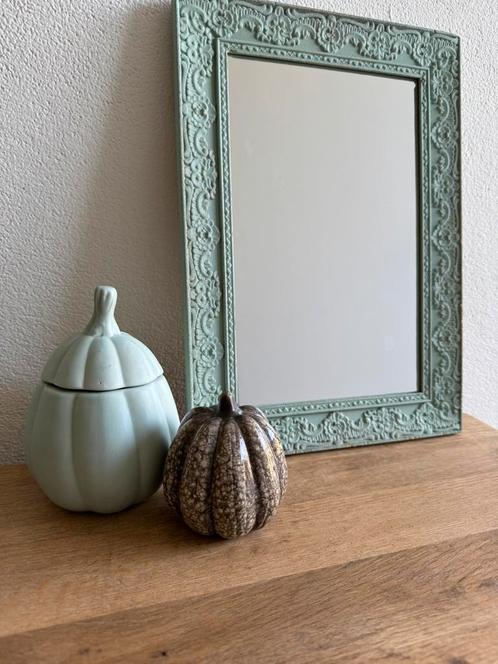 Boho/ibiza spiegel, Huis en Inrichting, Woonaccessoires | Spiegels, Zo goed als nieuw, Minder dan 100 cm, Rond, Ophalen of Verzenden