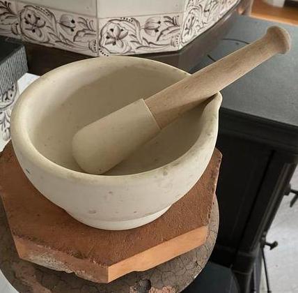 Vijzel met Stamper - Keukenaccessoire, Antiek en Kunst, Antiek | Keukenbenodigdheden, Ophalen