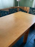 Eettafel vintage design hout, Ophalen, Gebruikt, 200 cm of meer, 50 tot 100 cm