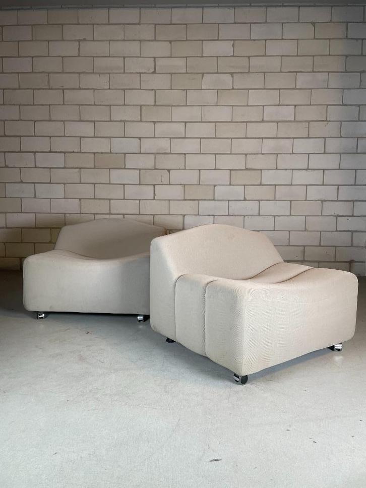 Artifort Abcd Fauteuil/Sofa Module set (4 delen), Huis en Inrichting, Fauteuils, Gebruikt, 75 tot 100 cm, Minder dan 75 cm, Ophalen