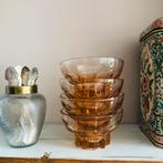 Vintage rosaline persglas schaaltjes, Antiek en Kunst, Antiek | Glas en Kristal, Verzenden