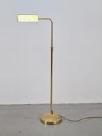 Vintage Messing Vloerlamp Verstelbaar Regency ´70 goud lamp, Huis en Inrichting, N, N, Ophalen of Verzenden, Zo goed als nieuw