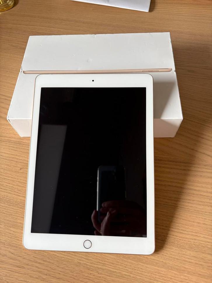 Apple iPad 2017 32GB Goud + 3 Hoesjes, Computers en Software, Apple iPads, Zo goed als nieuw, Apple iPad, 32 GB, Goud, Ophalen